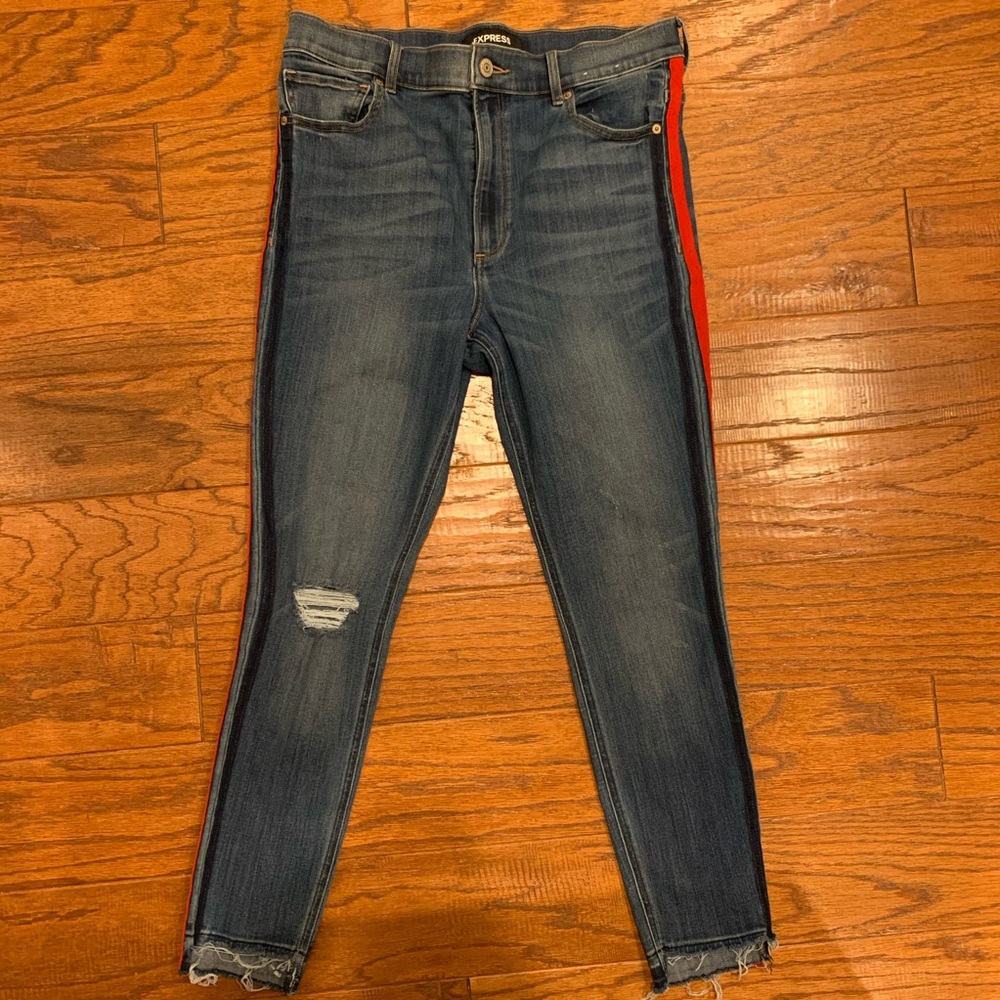 EXPRESS JEANS/ JEGGINGS SIDE STRIPE